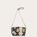 Rofe Bag M, off white python pattern